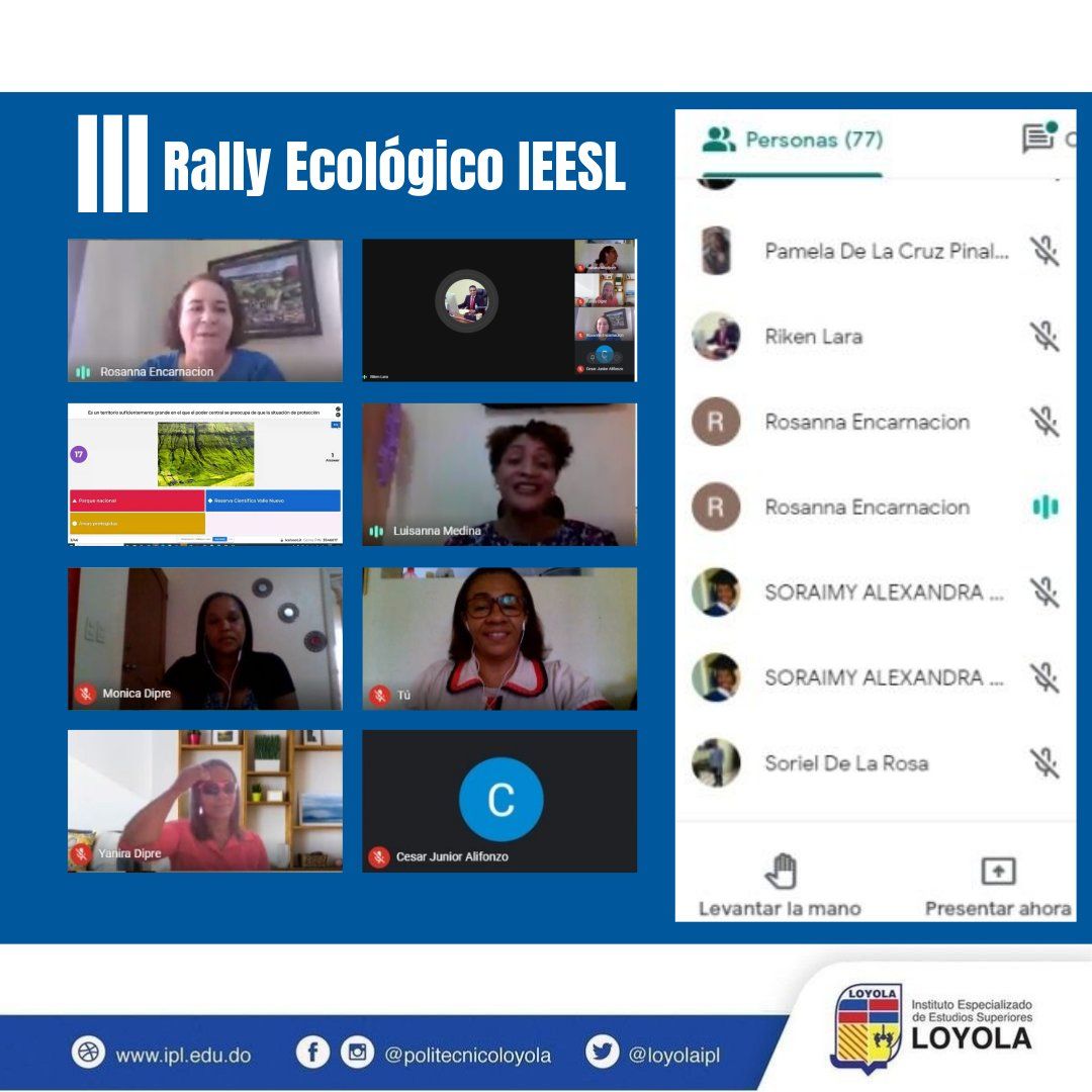IEESL realiza en modo virtual el 3er Rally Ecológico 